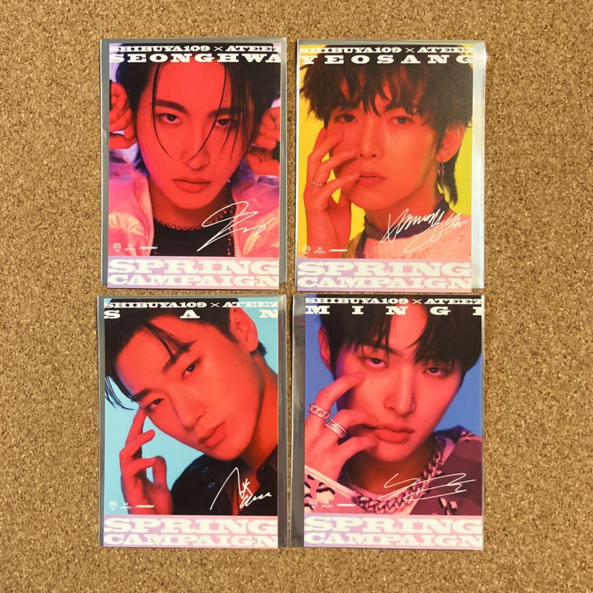 ateez サン 渋谷109ポップアップ トレカ